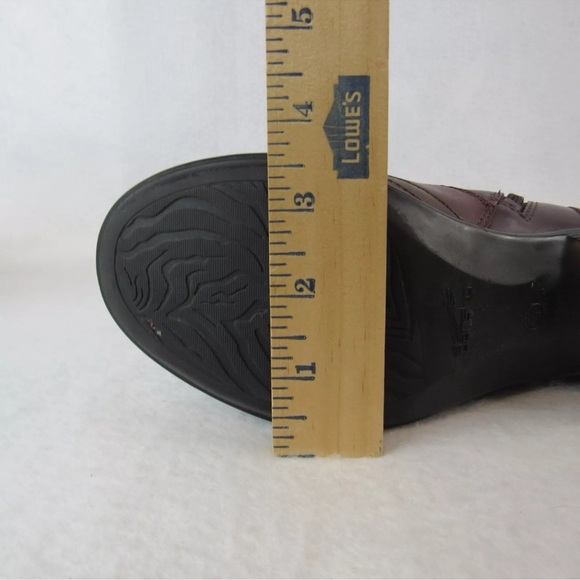 Dansko Felix Leather Ankle Boot Red Brown Purple Leather Lace Up SZ 36 - Picture 3 of 16